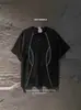Camiseta de Manga Corta para Hombre, Nueva Marca de Verano de Moda, Estilo de Nicho, Ropa de Calle de Media Manga, Retro Americano, Camiseta Fresca y Elegante