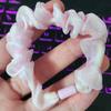 Anillo pequeño de organza para el pelo no daña el pelo se pueden adjuntar accesorios Accesorios para el pelo hechos a mano DIY material para tocado chica simple Básico