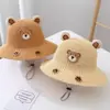 Sombrero de Protección Solar para Niños, Sombrero de Sol de Verano con Ala, Sombrero de Sol para Niños y Niñas, Sombrero Delgado para Bebé, Sombrero de Pescador