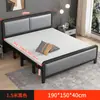 Cama plegable individual Cama para descanso de almuerzo en la oficina Artefacto para siestas Cama portátil para acampar Cama para cuidado del hogar Cama doble simple