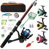 Vara de pesca conjunto completo vara para isca conjunto vara de arremesso longo pesca em mar vara com cabo de pistola carretilha isca macia anzol linha equipamento de pesca conjunto completo