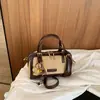 Bolso de mano transfronterizo con estampado de leopardo para mujer, bolso cruzado vintage para el día a día, bolso cruzado elegante y moderno para mujer