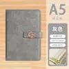 Caderno com Logo Impresso, Livro de Registros de Couro Macio para Escritório, Conjunto em Caixa de Presente, Caderno de Aparência Sofisticada com Fecho Magnético
