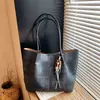 Bolso Grande de Mujer Vintage 2026 Nuevo Casual Simple Bolso de Hombro Bolso Tote Versátil para Viajes