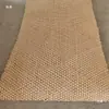 Trama de Bambu Oca Feita à Mão Hexagonal Cruzada Triangular Octogonal Teto Perfurado Decoração Tapete de Bambu Anti-Corrosão Carbonizado Divisória Decoração