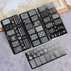 Suministro Transfronterizo de Juegos de Placas de Estampado para Uñas, Plantillas DIY de Transferencia para Uñas, Venta al por Mayor de Fabricantes