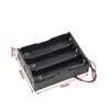 Caja de batería 18650 sección única 1 2 con tapa 3 4 secciones serie paralelo soporte de batería de litio 3.7V carcasa de una o dos secciones