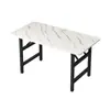Mesa de entrenamiento plegable sin instalación, mesa de comedor para dormitorio en casa, escritorio simple para oficina y estudio, mesa de puesto para viviendas de alquiler