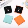 Suministro Directo de Fábrica Amazon Transfronterizo Pulsera Collar Joyero Cubierta Piel de Naranja Tiffany Caja de Regalo Tanabata