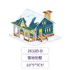 Quebra-Cabeça Estéreo 3D Brinquedo Educativo Montagem Cenário Casa Interativo Pai-Filho Feito à Mão DIY Montagem de Cena