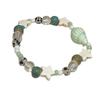 Pulsera Exquisita de Cerámica con Cuentas de Estrella de Caracola para Mujer, Primavera y Verano, Dulce, Nicho, Exquisita, Alto Valor, Versátil, Pulsera para Novia