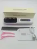 Pente Alisador Tria Hair Plasma Clipe Alisador Não Danifica Pente Elétrico Dupla Utilização Ferramenta Preguiçosa para Cachear para Dentro Destacável para Limpeza