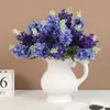 Ramo Artificial Estilo Europeo de Jacinto de 5 Ramas Delphinium Arreglo Floral de Mesa para Bodas Fotografía Comercial Materiales Florales Decorativos Venta al por Mayor