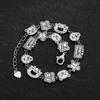 Pulsera de Hombre de Jengibre con Graffiti para Mujer, Moda Estilo Coreano, Diseño Único Ins de Nicho, Joyería de Mano de Oso de Dibujos Animados de Nuevo Estilo