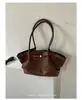 Bolsa de Grande Capacidade Feminina de Alta Qualidade Versátil para o Dia a Dia Textura Trançada Bolsa de Ombro Feminina Bolsa de Braço Bolsa Tote Retrô