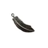 Accesorios retro para abrigos de hombre Garra de pájaro de plumas Personalidad para usar Accesorios de pareja para hombres y mujeres Accesorios Colgante de pluma