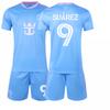 2526 Traje azul Jersey de Club de Grandes Ligas Nuevo Miami Dos Visitante No.10 Messi Jersey de Fútbol