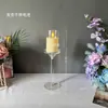 Vela Nueva Grande Portavelas Acrílico Transparente Fiesta de Cumpleaños Salón de Bodas Decoración de Bodas Adornos Guía de Camino de Cristal
