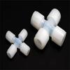 Conector PFA Conexão de equipamento semicondutor resistente a ácidos e álcalis fortes Conector de fio externo PFA Conector de expansão T PFA