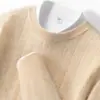 Suéter Pulóver Nuevo Estilo Otoño e Invierno 2026 Casual de Negocios Suelto Base de Punto Jacquard Cuello Redondo Suéter de Cachemira para Hombre