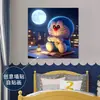 Decoración de Habitación Infantil Doraemon Pintura Habitación de Niño Mural de Dibujos Animados Autoadhesivo Sin Clavos Seguro Ecológico y Sin Olor