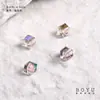 Cuentas de Cristal de Colores Cuentas Sueltas Pulsera Hecha a Mano DIY Cuentas de Arroz Cuentas de Hilo Accesorios Pulsera Cuentas con Agujero Central Materiales para Joyería