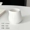 Colher de Leite de Cerâmica Branca, Açucareiro, Leiteira com Alça, Xícara com Bico Fino, Recipiente para Molho Estilo Ocidental, Leiteira Condensada, Dispensador de Leite