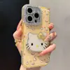 Nuevo Diseño de Gato Tridimensional con Pedrería Adecuado para iPhone 16 Pro Max, Funda para Teléfono Apple 15, Nuevo Modelo 17, 13 Cubierta Protectora