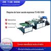 Máquina Totalmente Automática para Fabricação de Sacolas de Courier com Renda Selada a Quente Ts-Kd-1200 Equipamento de Filme Bolha em Estoque