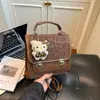 Mochila Estampada de Leopardo para Mulheres, Nova Tendência Outono/Inverno 2025, Mochila Escolar Retro Estudante, Bolsa Escolar Multifuncional, Bolsa Transversal