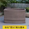 Bandeja Rectangular Maceta de Arena Morada Gres Florero de Loto Nenúfar Cerámico Maceta Grande para Paisajismo Maceta Hidropónica de Diámetro Extra Grande Maceta Extra Grande