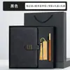 Caja de Regalo con Set de Cuadernos con Patrón de Ventana y Logo Personalizado para Regalos y Recuerdos de Oficina Corporativa