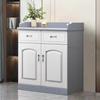 Aparador de Madera Maciza Sala de Estar Gabinete para Vino Gabinete de Té Multifuncional Cocina Gabinete de Té Doméstico Gabinete de Comida Armario Armario