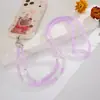 Bolso Bandolera Nuevo con Cadena de Cuentas de Vidrio Cadena de Repuesto Cadena Colorida Estrella de Cinco Puntas Correa para Teléfono Móvil Cadena Colgante Anticaída