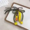 Pendente de Desenho Animado em Tecido Artesanal Estilo Coreano Chaveiro de Boneca de Planta Fofa Estilo Ins Charme de Bolsa Feminino