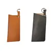 Bolsa Portátil Pendurável para Armazenamento de Óculos Bolsa de Armazenamento de Óculos de Sol em PU Estojo para Óculos Chaveiro Conveniente Bolsa Pendurável para Óculos