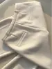 Calça Larga Off-White Estilo Preguiçoso para Mulheres 2026 Outono e Inverno Nova Versátil Casual Afinando Reta Longa Tendência