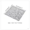 Aretes de cristal DIY aretes molde de gota de pegamento aretes geométricos irregulares aretes colgante joyería herramienta abrasiva de silicona