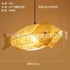 Lustre de bambu trançado, arte em bambu, sala de chá estilo Zen, restaurante chinês, pousada, lanterna de rattan estilo japonês, lanterna criativa vintage, abajur, ferro