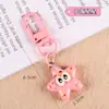 Llavero de Resina de Dibujos Animados Colgante de Personaje 3D de Moda Decoración para Mochila de Estudiante Pequeño Regalo Venta al por Mayor