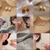 Pendientes de Perla Estilo Ins para Mujer, Aretes de Mariposa, Pendientes Elegantes de Lujo Ligero, Elegantes Accesorios para Orejas Estilo Coreano, Exclusivamente para Venta Transfronteriza