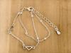 Pulsera de Cuentas de Frijoles Redondos de Doble Capa con Luz en Forma de Corazón para Mujer, Estilo Coreano Elegante y Dulce, Pulsera de Amor, Regalo de Cumpleaños para Niña