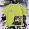 Delta Game Action Weilong Roupa Periférica Camiseta de Manga Curta Infantil Verão Unissex Camiseta Básica de Estudante Top