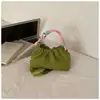 Bolsa de Tecido Grande Capacidade Casual Simples 2026 Novo Estilo Simples Moda Coreana Alça Larga de Ombro Ajustada Bolsa de Ombro Único Transversal