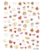 Pegatinas Calcomanías para Uñas Portátiles Panda Mariquita de Siete Estrellas Tortuguita Colección Linda Cuadrícula Completa Linda Pegatinas para Uñas DIY