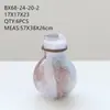 Casa Nova Vento Silencioso Moagem Grossa Gradiente Bolha Boca Pequena Flor Vidro Atacado Entrada Casa Decoração Suave Vaso