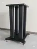 Soporte de Altavoz de Piso con Bandeja Estantería Soporte Pequeño para Altavoz Trípode de Audio Soporte Amortiguador de Vibraciones para Escritorio