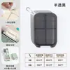 Mini Pastillero, Organizador de Pastillas Conveniente, Caja de Almacenamiento con Seis Compartimentos para Tres Comidas al Día, Sellado y a Prueba de Humedad, para Empaque de Medicamentos de Viaje