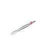 Fabricante en stock 430 pinzas para cejas oblicuas planas de acero inoxidable pinzas para cejas pinza para depilación pinza para injerto de pestañas postizas pinzas para cejas