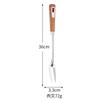 Utensílios de cozinha com cabo de imitação de madeira, espátula de aço inoxidável, colher com vazamento, colher de sopa, colher para fritar, colher de arroz, conjunto de espátula de cozinha